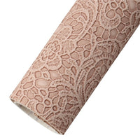 Textured Lace Faux Leather Sheet
