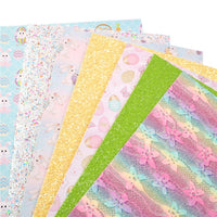 Easter Designs #3 Faux Leather Full Sheet Pack of 7
