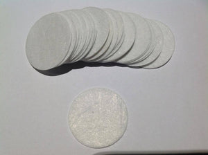 Felt Circles 3.5cm White Pack (200)
