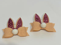 Felt Bow with Easter Rabbit Ears
