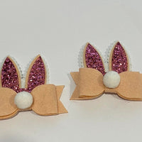 Felt Bow with Easter Rabbit Ears