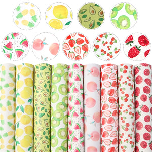 Fruit Faux Leather Full Sheet Pack of 9