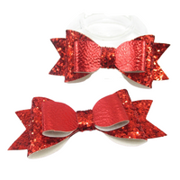 Glitter Red Bow