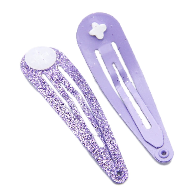 Glitter Snap Clip Pack of 10