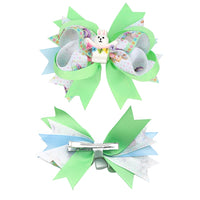 Easter Ribbon Bows with Clip
