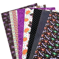 Halloween Design #3 Faux Leather Sheet Pack of 7