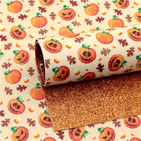 Halloween Double Sided Sheet Pack Faux Leather Sheet 6
