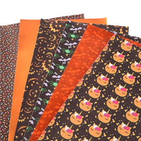 Halloween Design #1 Faux Leather Sheet Pack of 6
