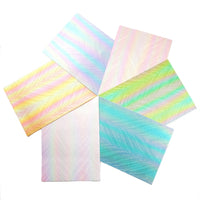Iridescent Pearl A5 Sheet Faux Leather Pack of 6