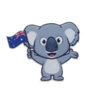 Koala with Flag Planar