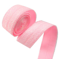 Glitter Light Pink 5/8" FOE (5 Yards)