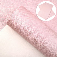 Solid Pearl Litchi Faux Leather Full Sheet
