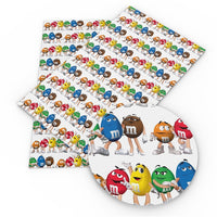 M&M's Faux Leather Sheet