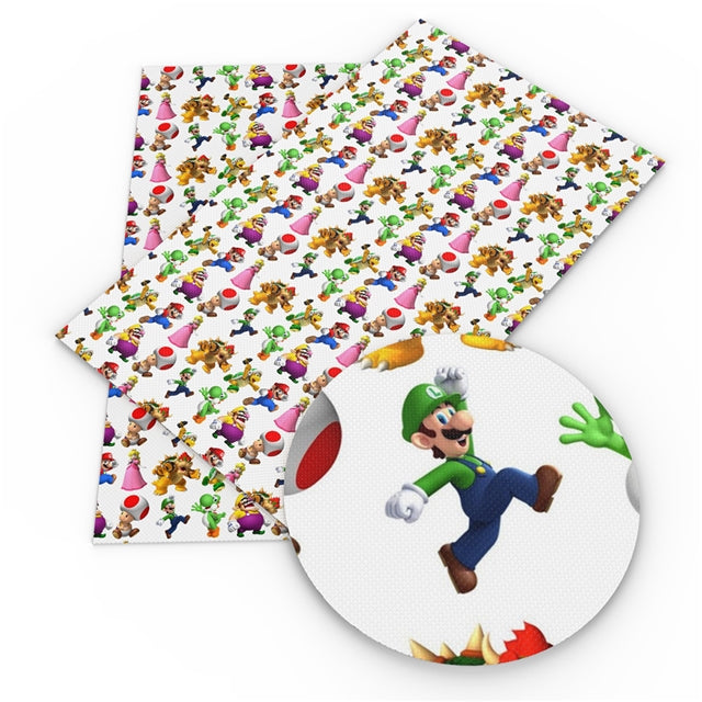 Mario & Friends Faux Leather Sheet