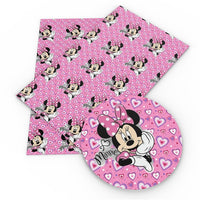 Minnie & Hearts Faux Leather Sheet