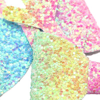 Glitter Ombre Pastel Antler Bow
