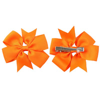 Pinwheel Bow with Clip 3"