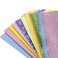 Pastel Selection Faux Leather Full Sheet Pack of 10
