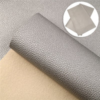 Solid Pearl Litchi Faux Leather Full Sheet

