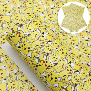 Pikachu Faux Leather Sheet