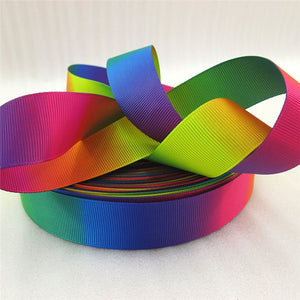 Rainbow Ombre 1" Ribbon