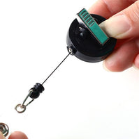 Retractable Clear Keyring
