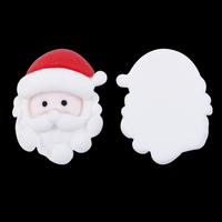 Santa Head Resin
