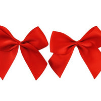 Satin Red Bow