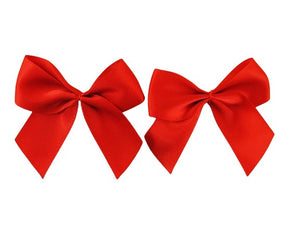 Satin Red Bow