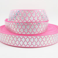 Laser Scale on Pink 1" Ribbon
