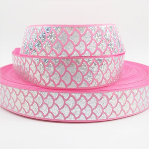 Laser Scale on Pink 1" Ribbon