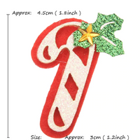 Christmas Felt Glitter Embellishments