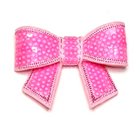 Sequin Bow with Tails 2"
