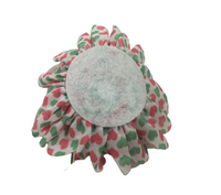 Christmas Hearts Chiffon Flower (9cm)
