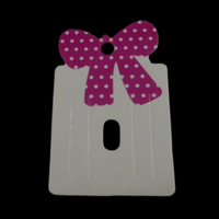 Pink Bow Display Card (50)
