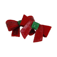 Christmas Sequin Bow with Tails
