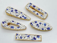 Hollowed Oval Solid Clip
