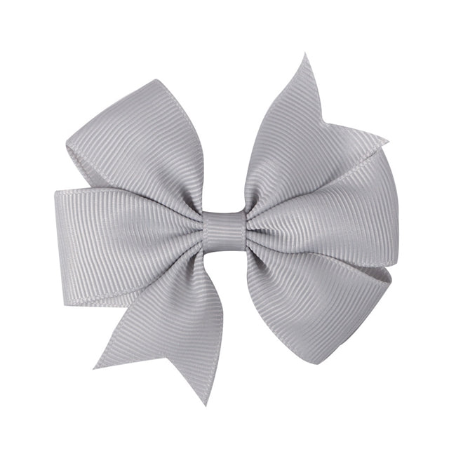 Pinwheel Solid Bow with Clip 3