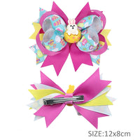 Easter Ribbon Bows with Clip
