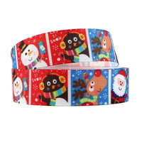 Christmas Snowing Patches 7/8" Ribbon
