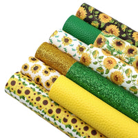 Sunflower Faux Leather Full Sheet Pack of 10
