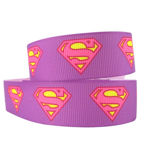 Superwoman Pink 7/8" Ribbon