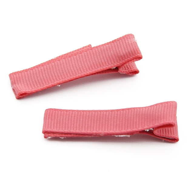 Grosgrain Lined Clips (10)