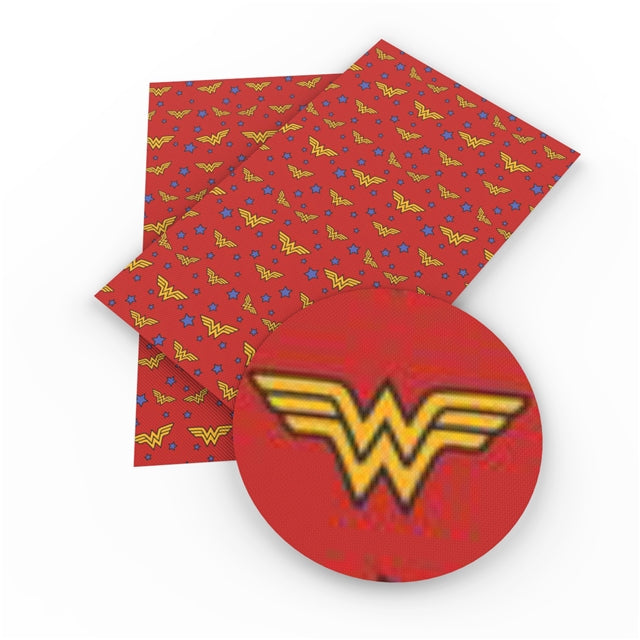 Wonder Woman Litchi Faux Leather Sheet