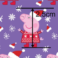 Christmas Peppa Faux Leather Sheet