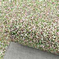 Chunky Glitter Pink and Green Combo  Faux Leather Sheet
